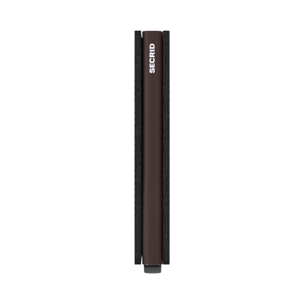 Secrid Slimwallet Original Black-Brown – Seitenansicht