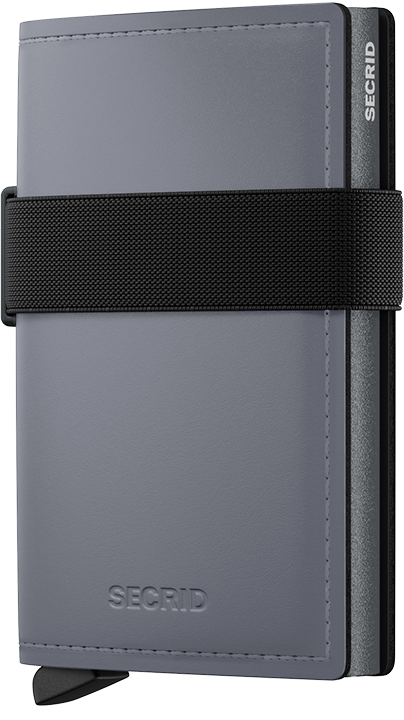 Secrid Bandwallet Matte Grey-Black – Vorderansicht