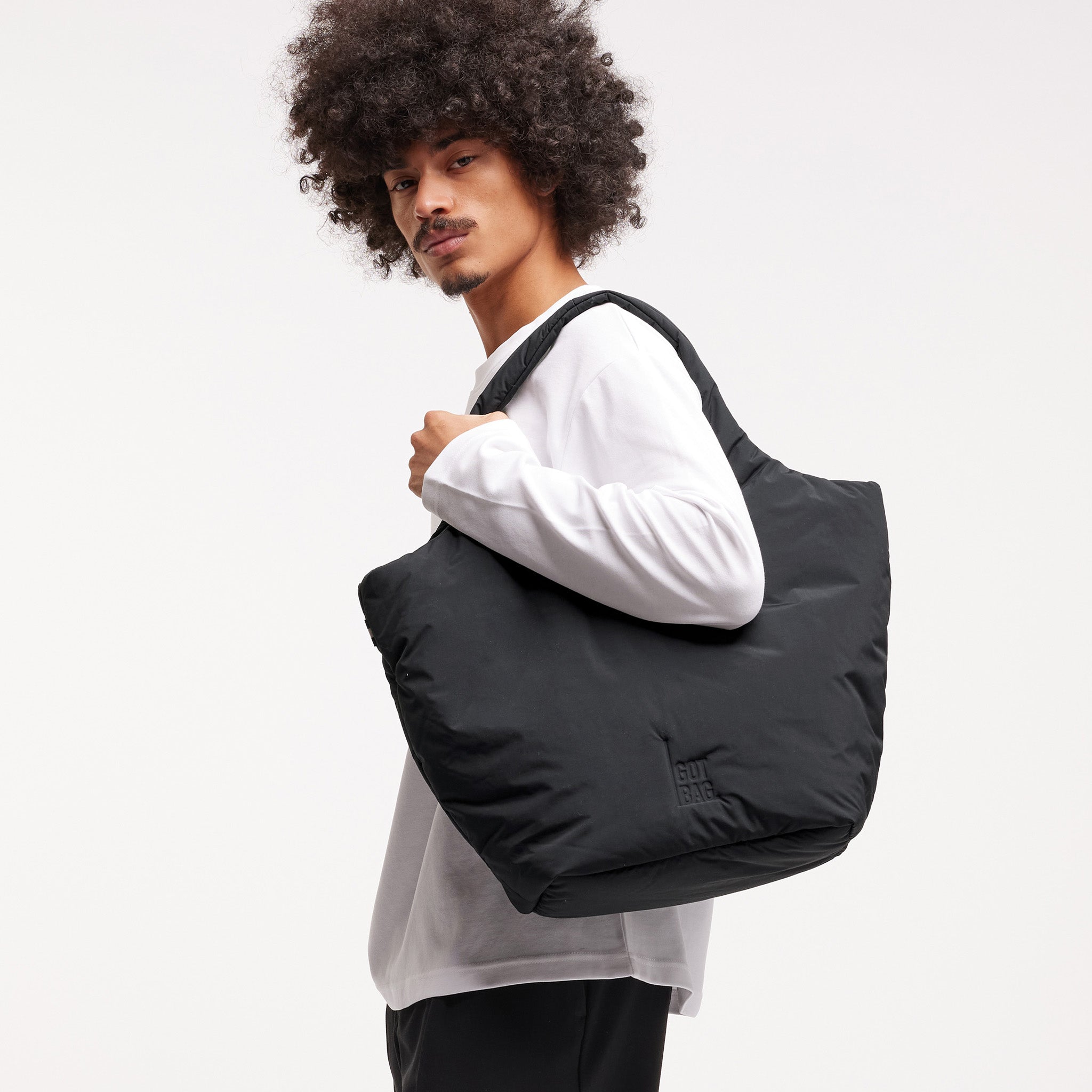 GOT BAG Cloud Tote Bag Monochrome Black