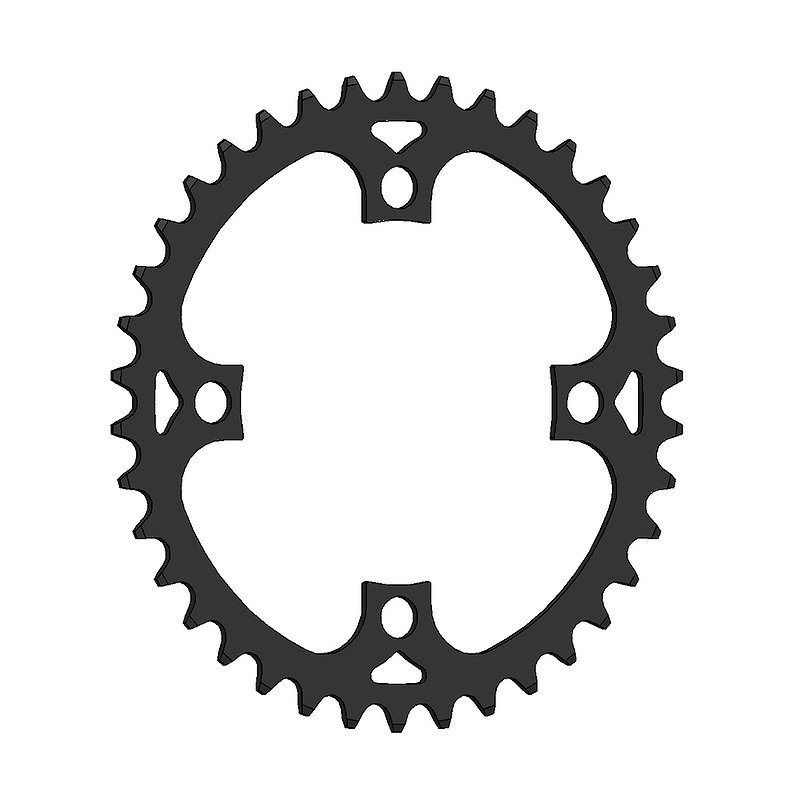 Esjot Kettenblatt für Bosch Gen 1, Gen 3 + Gen 4 1/2"x 3/32"+1/2"x11/128" 44 Zähne
