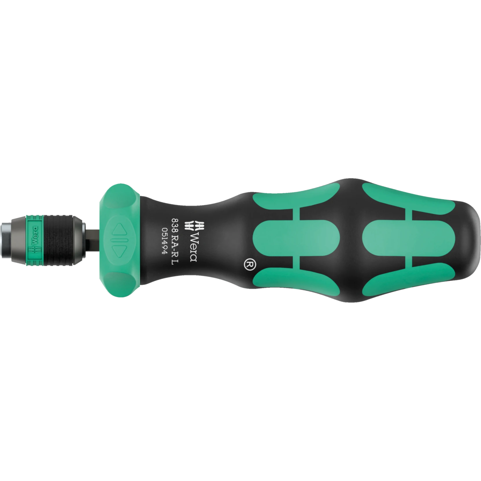 WERA Ratsche 838 RA-R L Bits-Handhalter, 1/4"