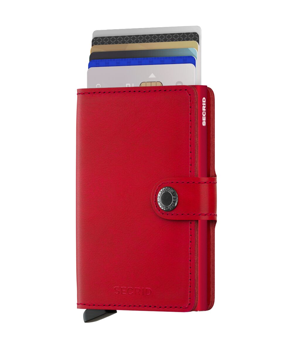 Secrid Miniwallet Original Red-Red – mit Karten