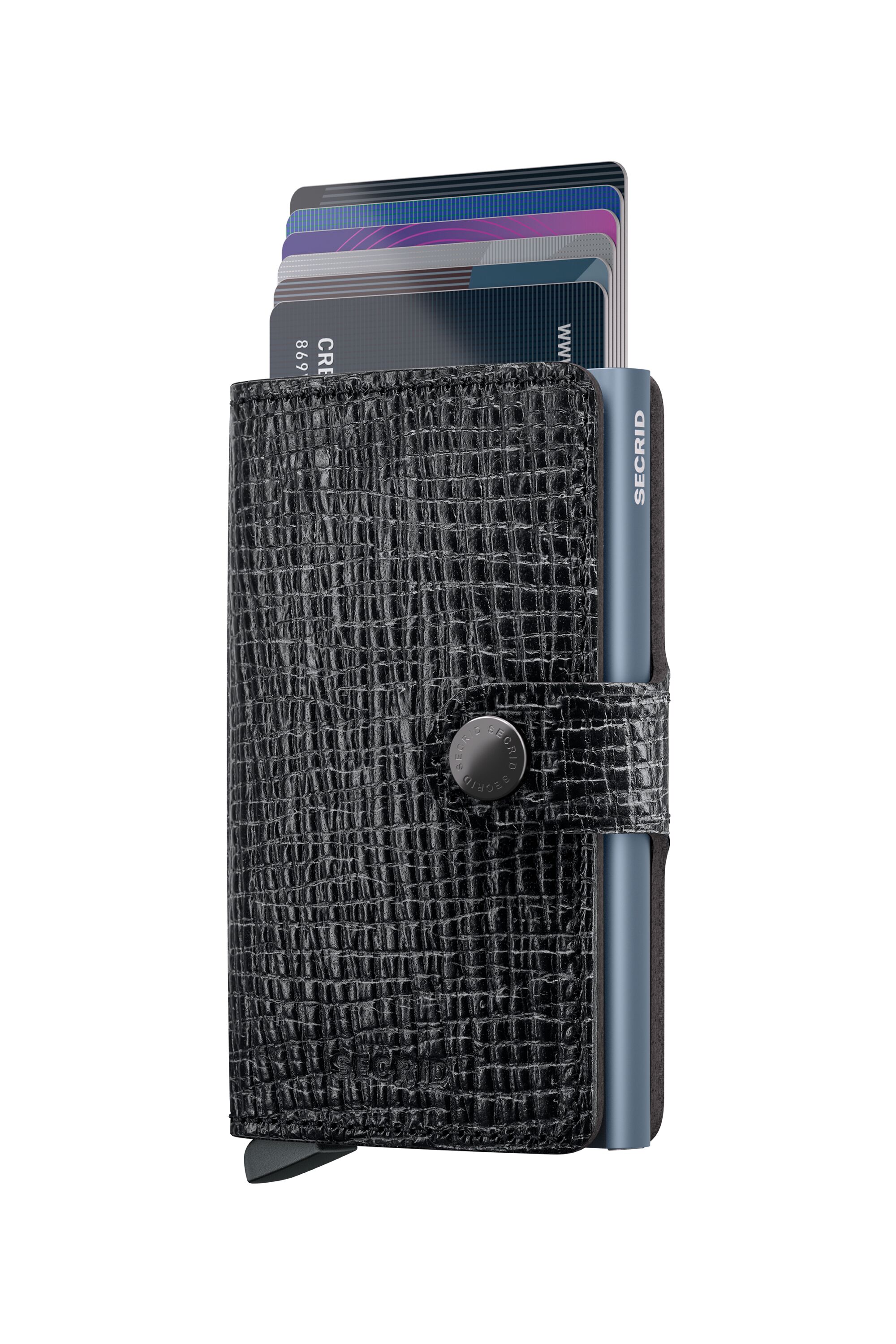 Secrid Miniwallet Palmellato Black – mit Karten