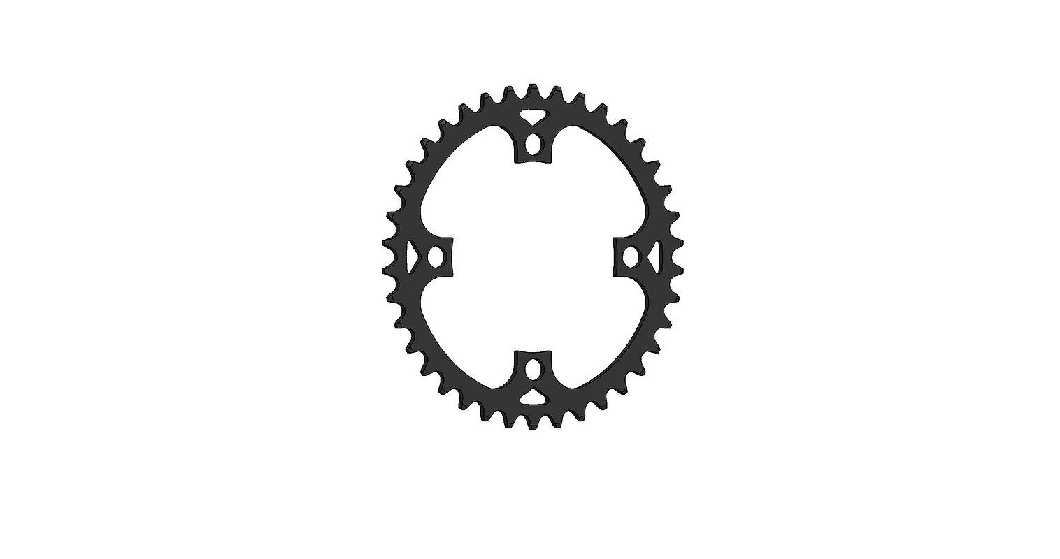 Esjot Kettenblatt für Bosch Gen 1, Gen 3 + Gen 4 1/2" x 1/8", flach 38 Zähne