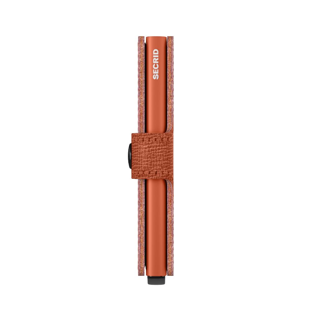 Secrid Miniwallet Crisple Pumpkin – Seitenansicht