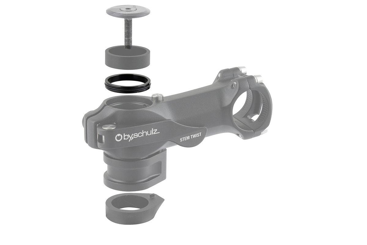 by.schulz Spacer Top Cap schwarz 1 1/8" SB-Verpackung