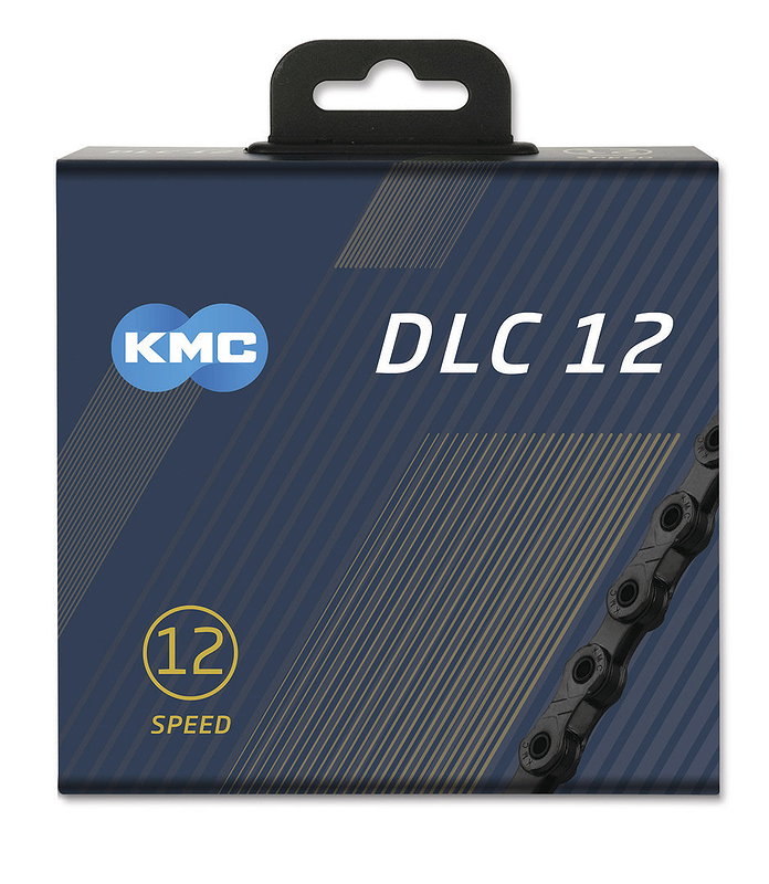 KMC Fahrrad Kette DLC12 12-fach schwarz 126 Glieder, 1/2" x 11/128"