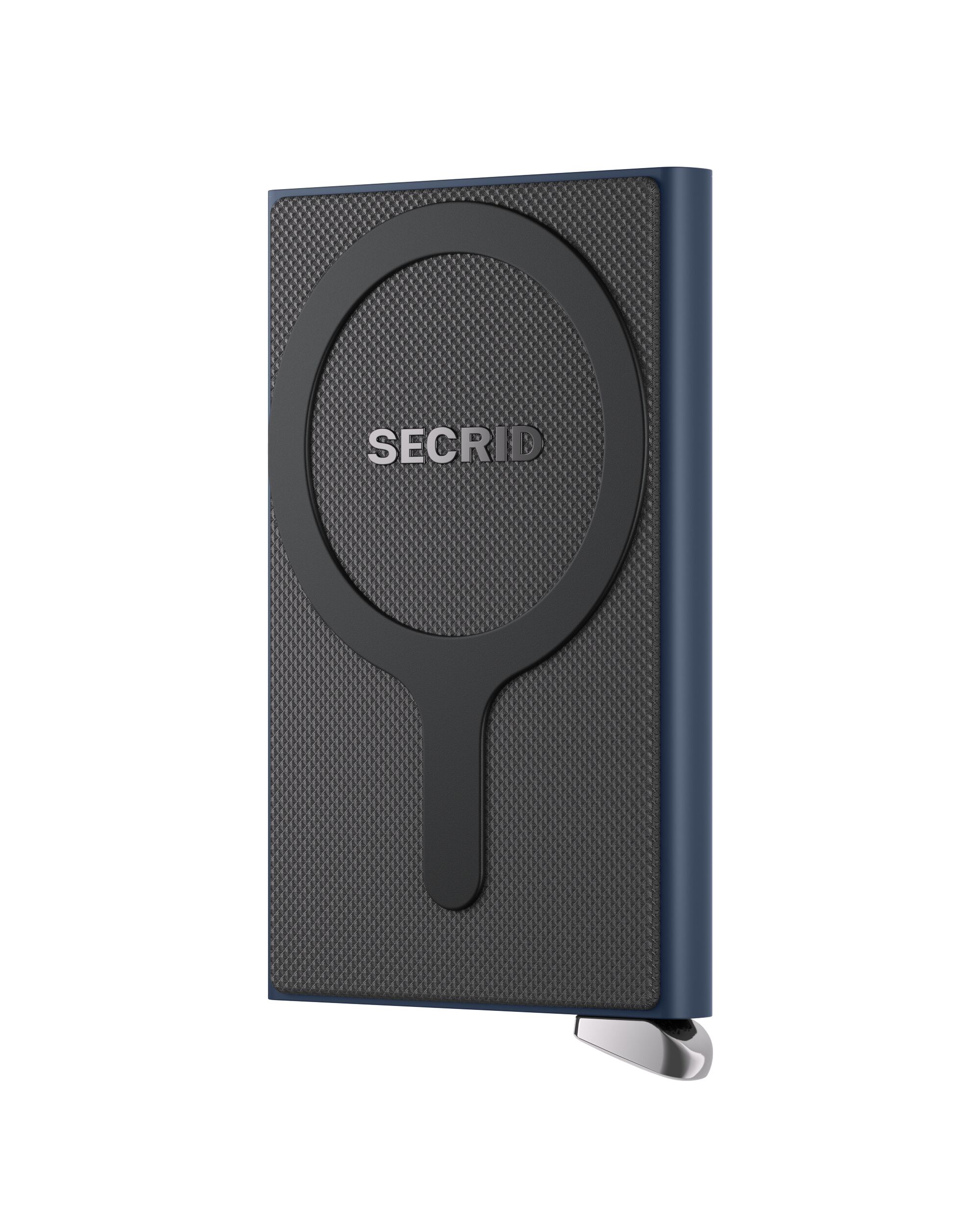 Secrid Cardprotector Fluted for Magsafe Navy+ – Vorderansicht