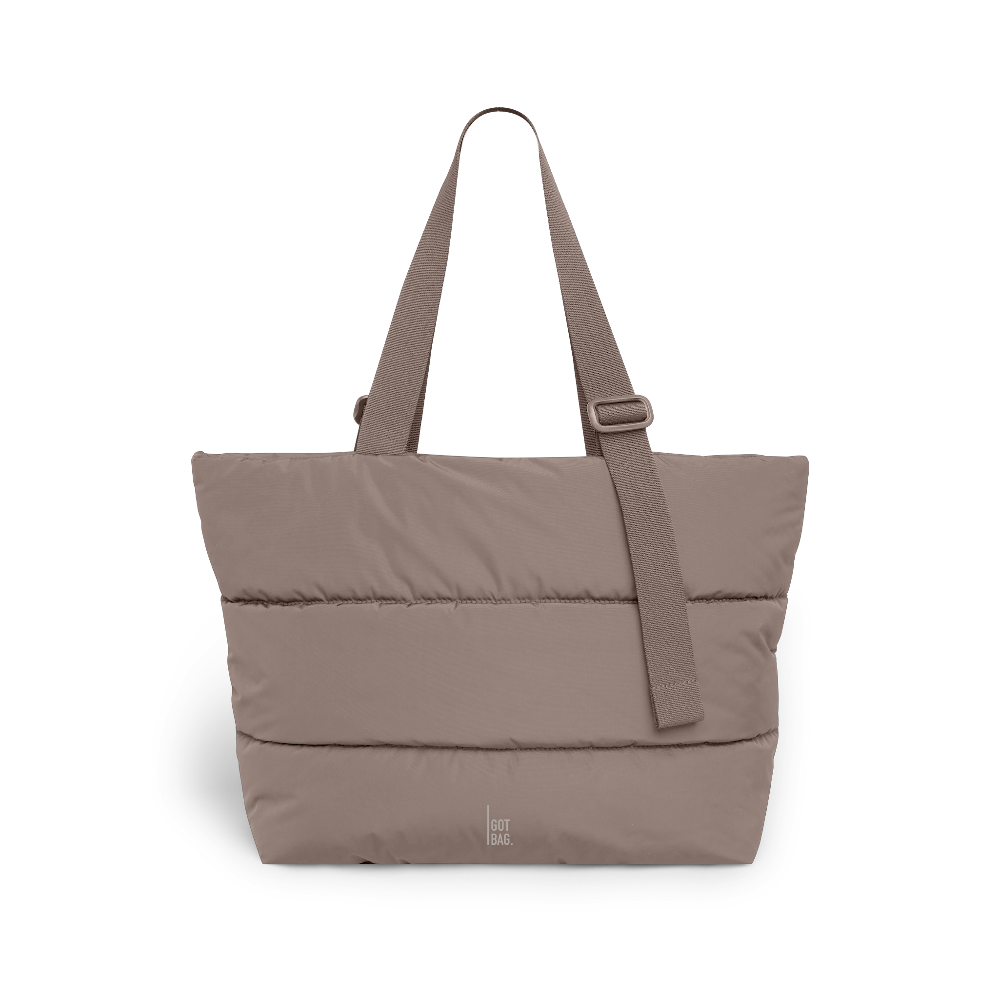 GOT BAG Puffer Tote Bag Monochrome Oyster