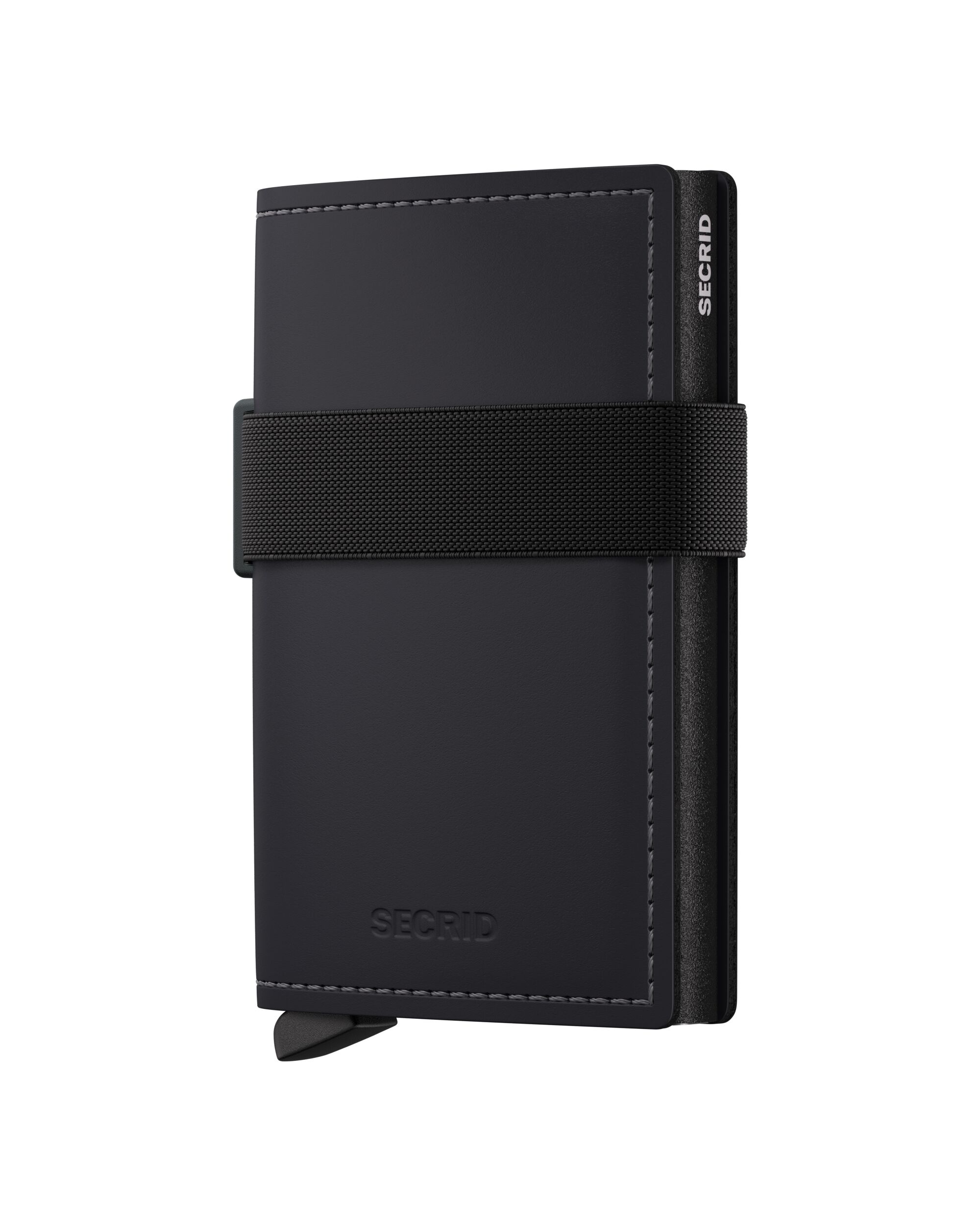 Secrid Bandwallet Matte Black-Black – Vorderansicht