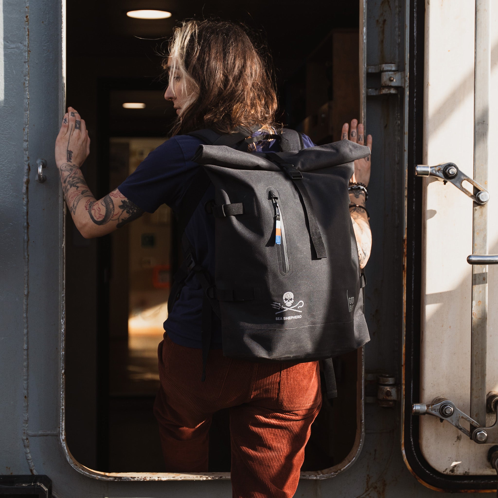 GOT BAG Rolltop 2.0 Sea Shepherd Black
