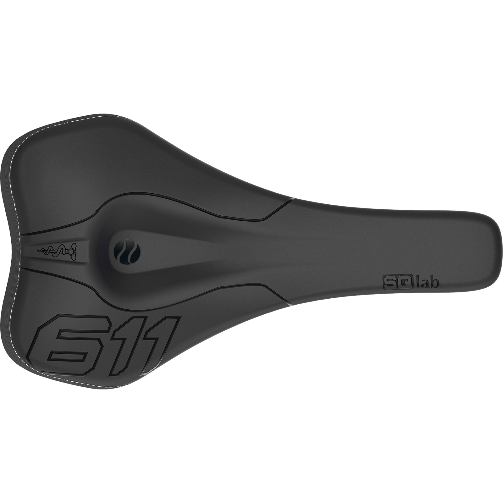 SQlab Sport Sattel 611 Ergowave S-Tube – Ansicht von oben