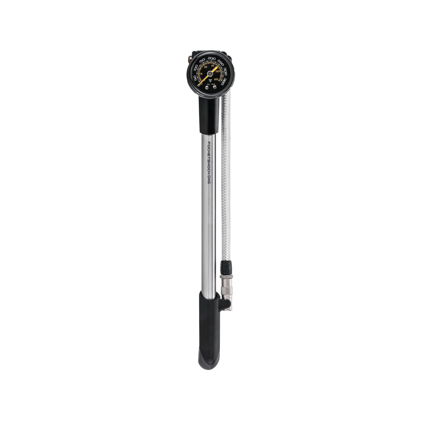 Topeak Pocket Shock DXG XL mit Stahlflex-Schlauch