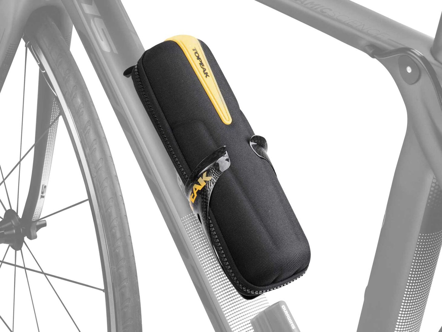 Topeak CagePack XL, yellow strap
