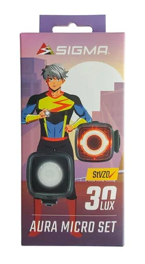 SIGMA LED Akkuleuchten Set AURA Micro Set schwarz