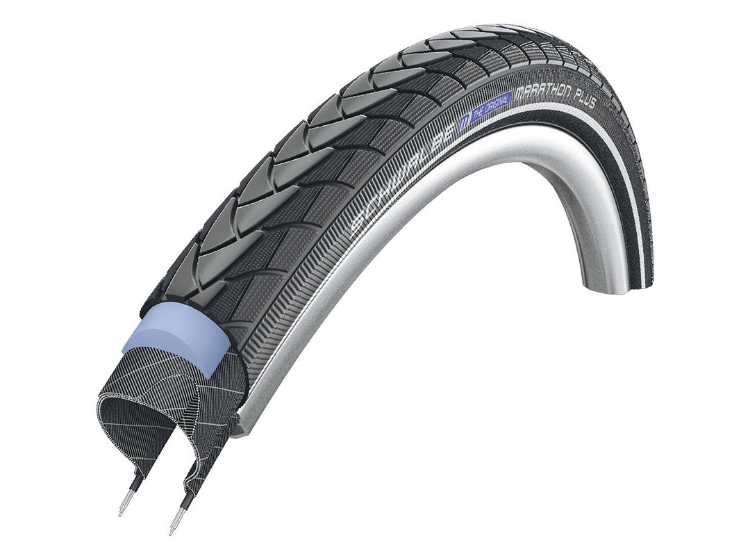 Schwalbe Fahrradreifen Marathon Plus HS 440 schwarz Reflex 37-590 26x1 3/8 650x35A 11100764