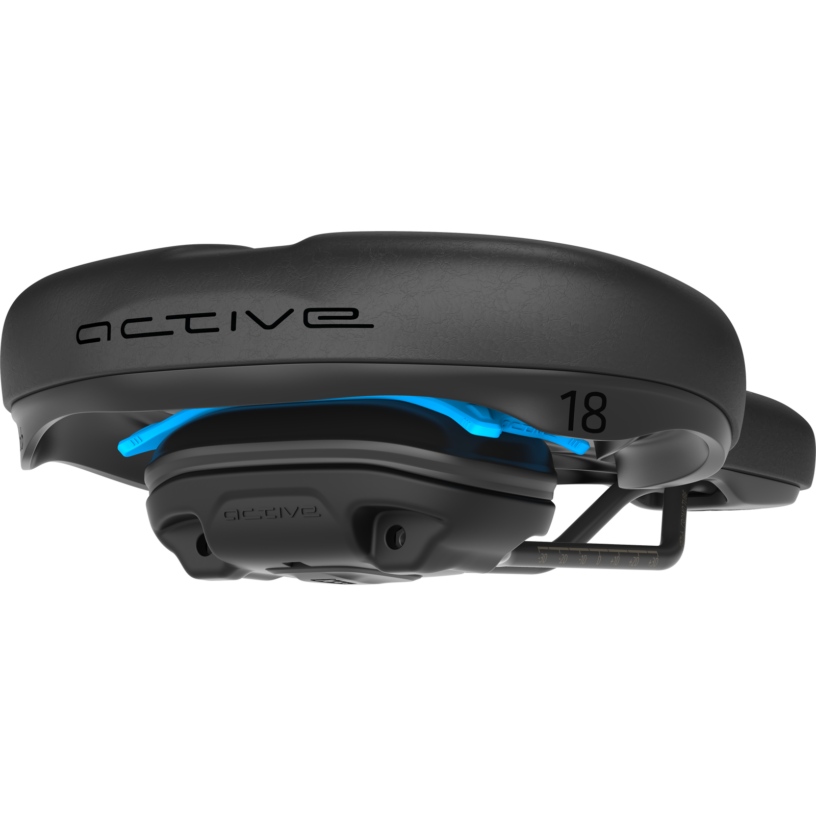 SQlab City Sattel 621 Ergolux Active 2.1 – Ansicht schräg hinten