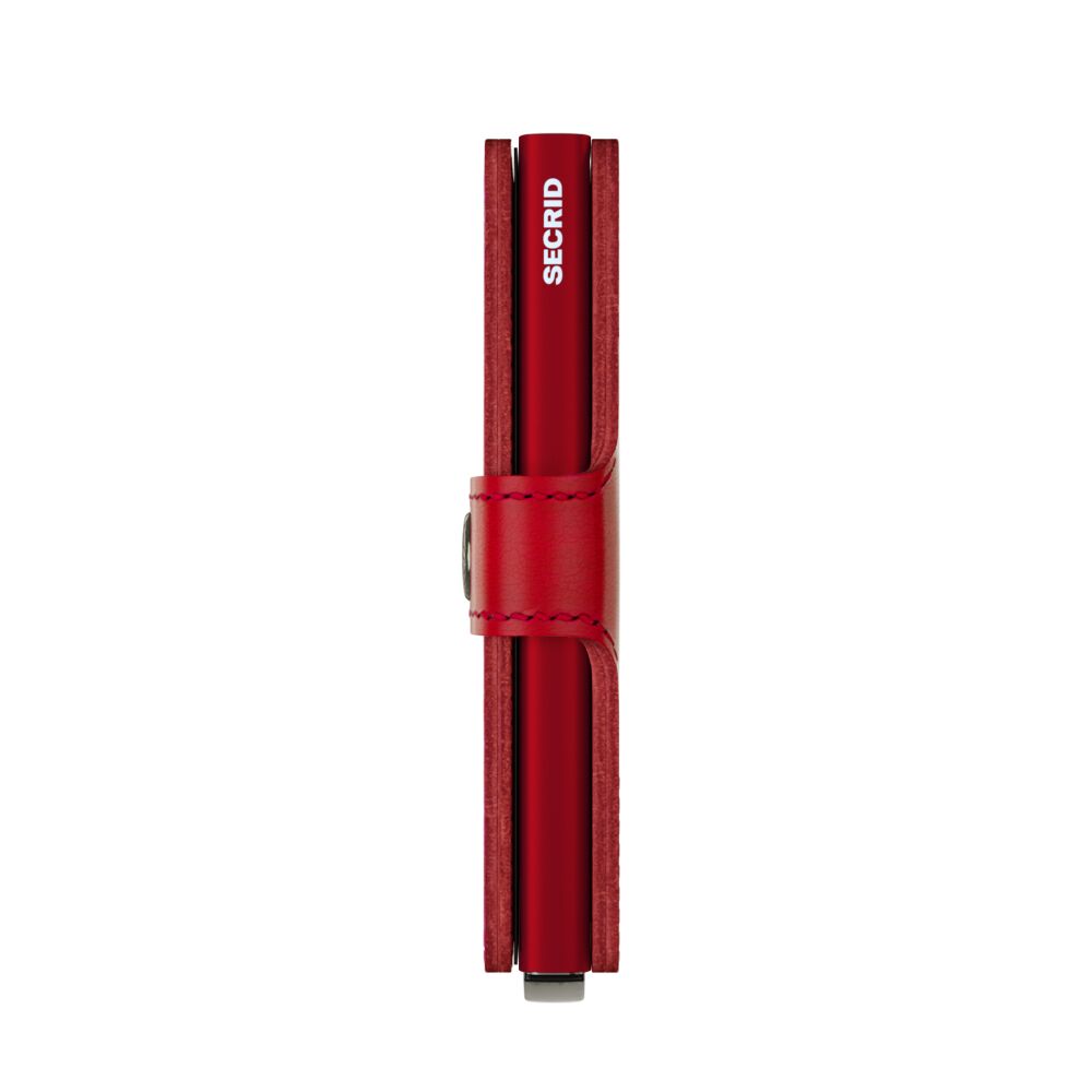 Secrid Miniwallet Original Red-Red – Seitenansicht