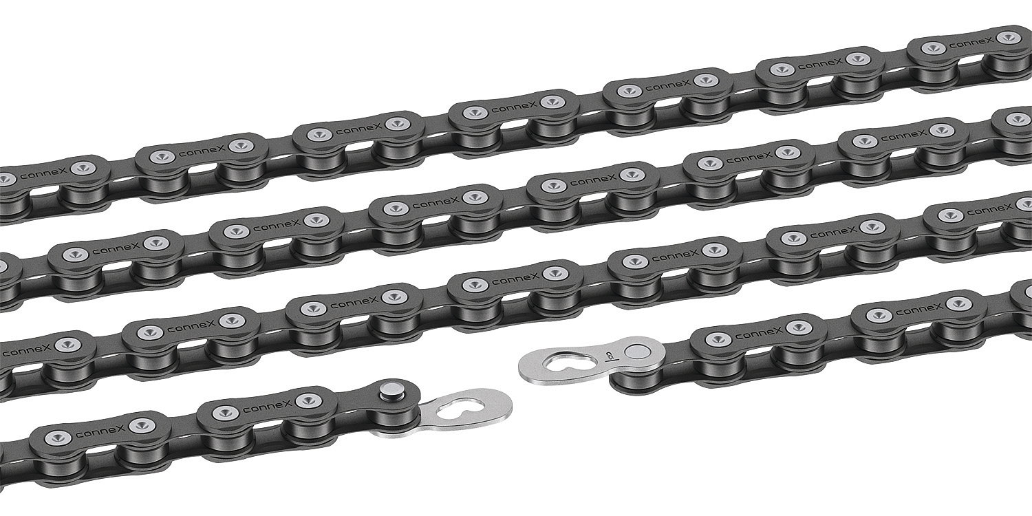 Connex Fahrrad Kette 800 6/7/8-fach schwarz 114 Glieder, 1/2" x 3/32"