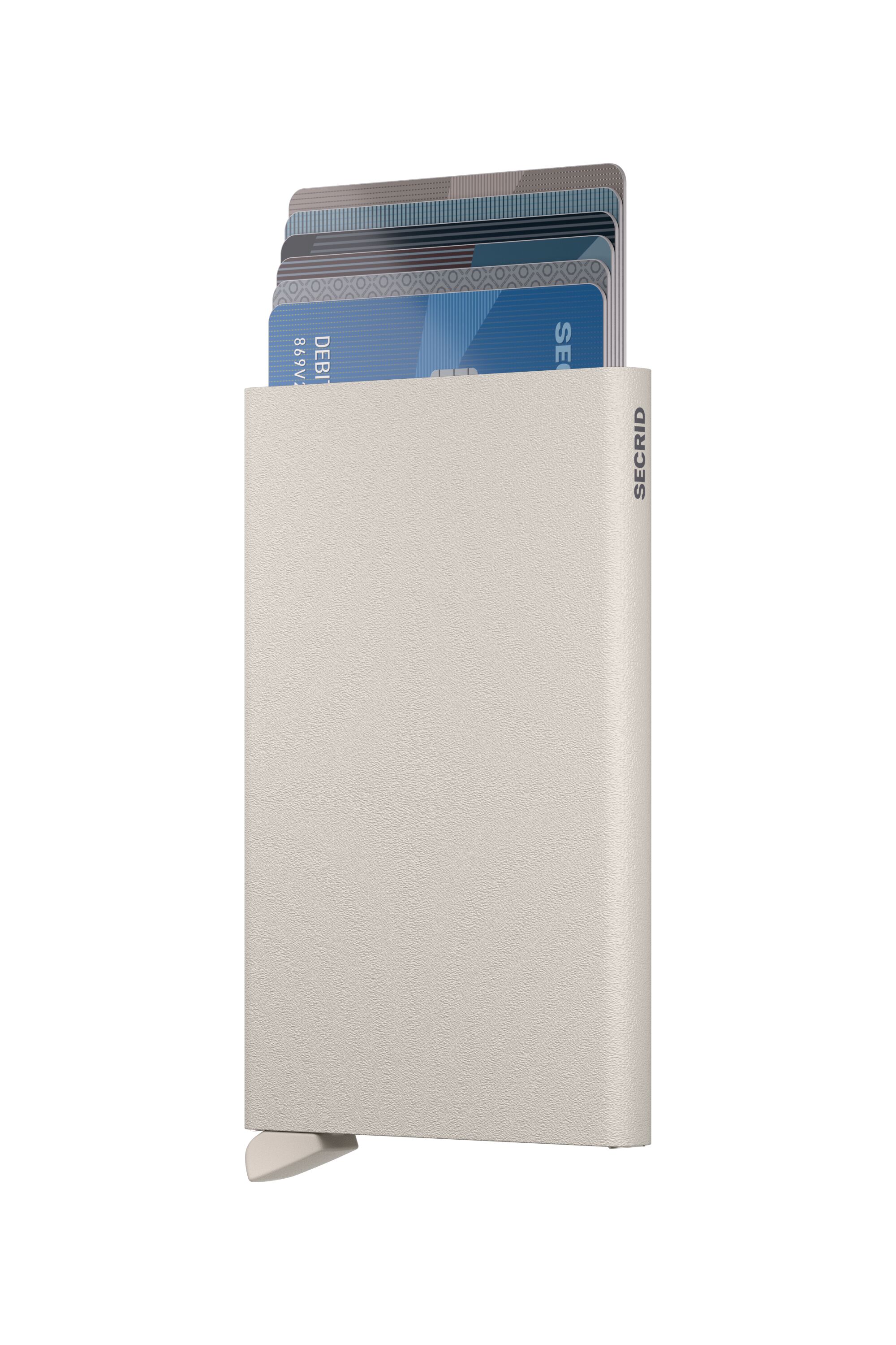 Secrid Cardprotector Powder White – mit Karten
