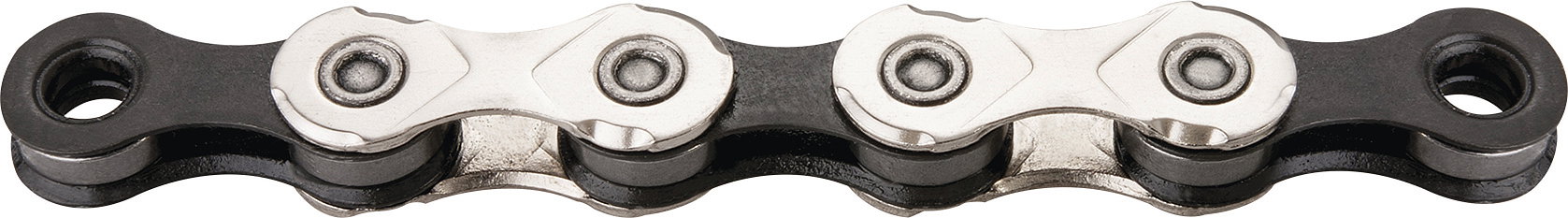 KMC Fahrrad Kette X-11 11-fach silber/schwarz 118 Glieder, 1/2"x11/128"