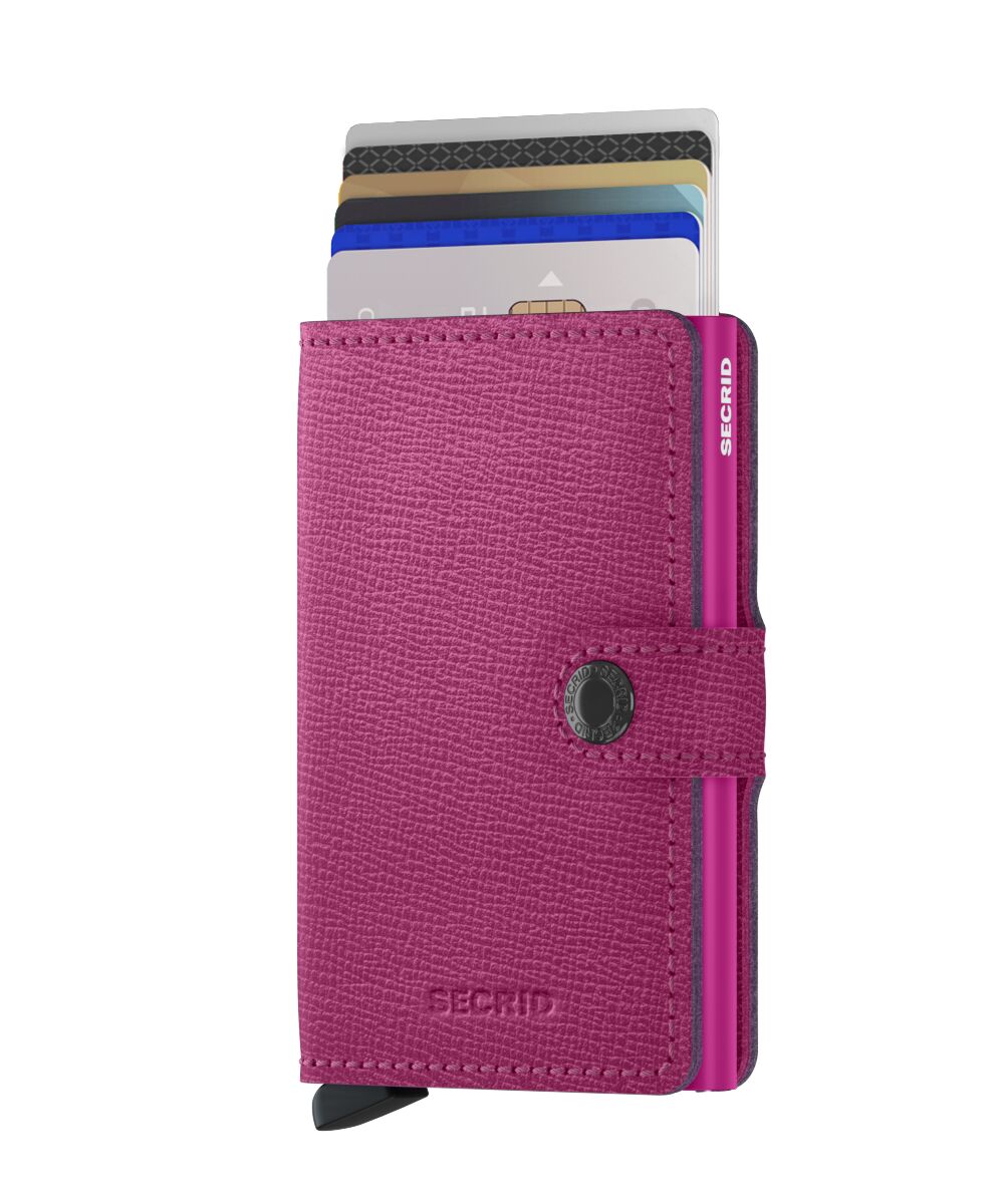 Secrid Miniwallet Crisple Fuchsia – mit Karten