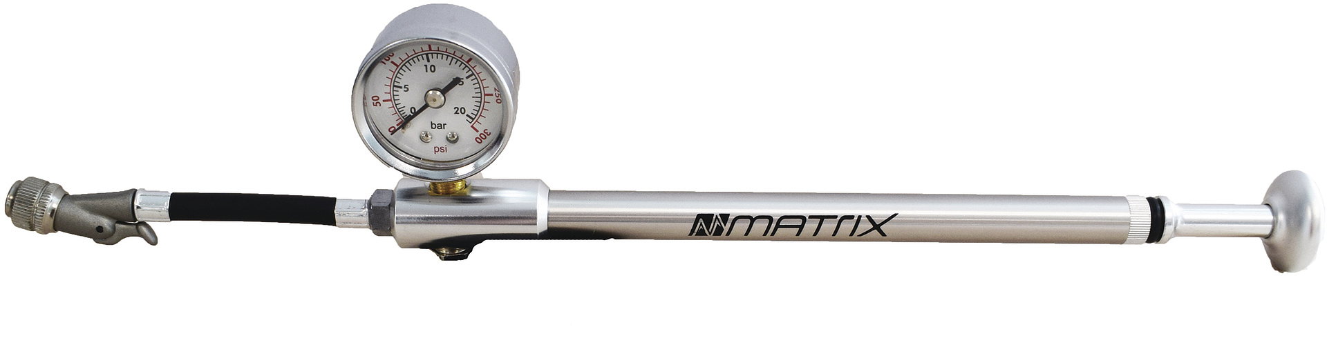 MATRIX Dämpferpumpe Alu DP300 silber 21 bar / 300 PSI EVP