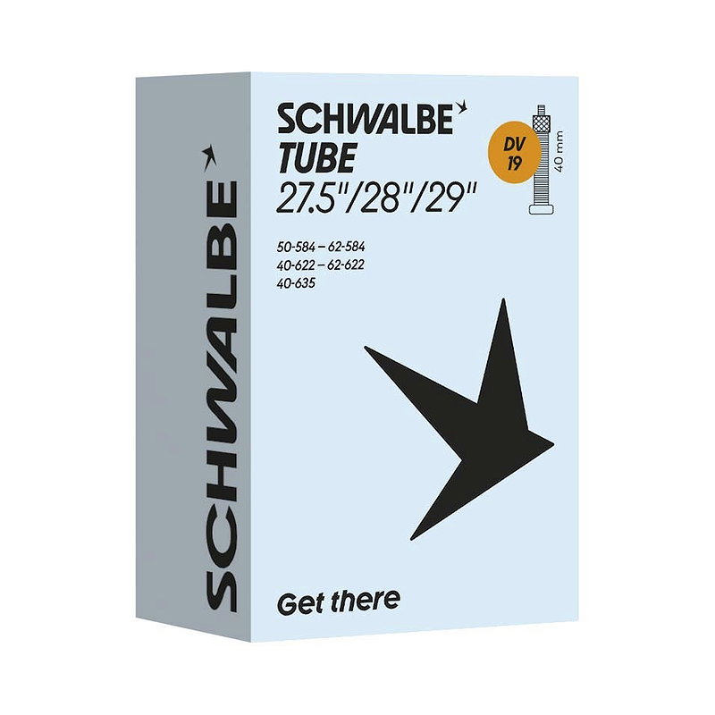 Schwalbe Fahrradschlauch DV Ventil Nr. 19 27,5"/28"/29" 40 mm 40/62-584/635