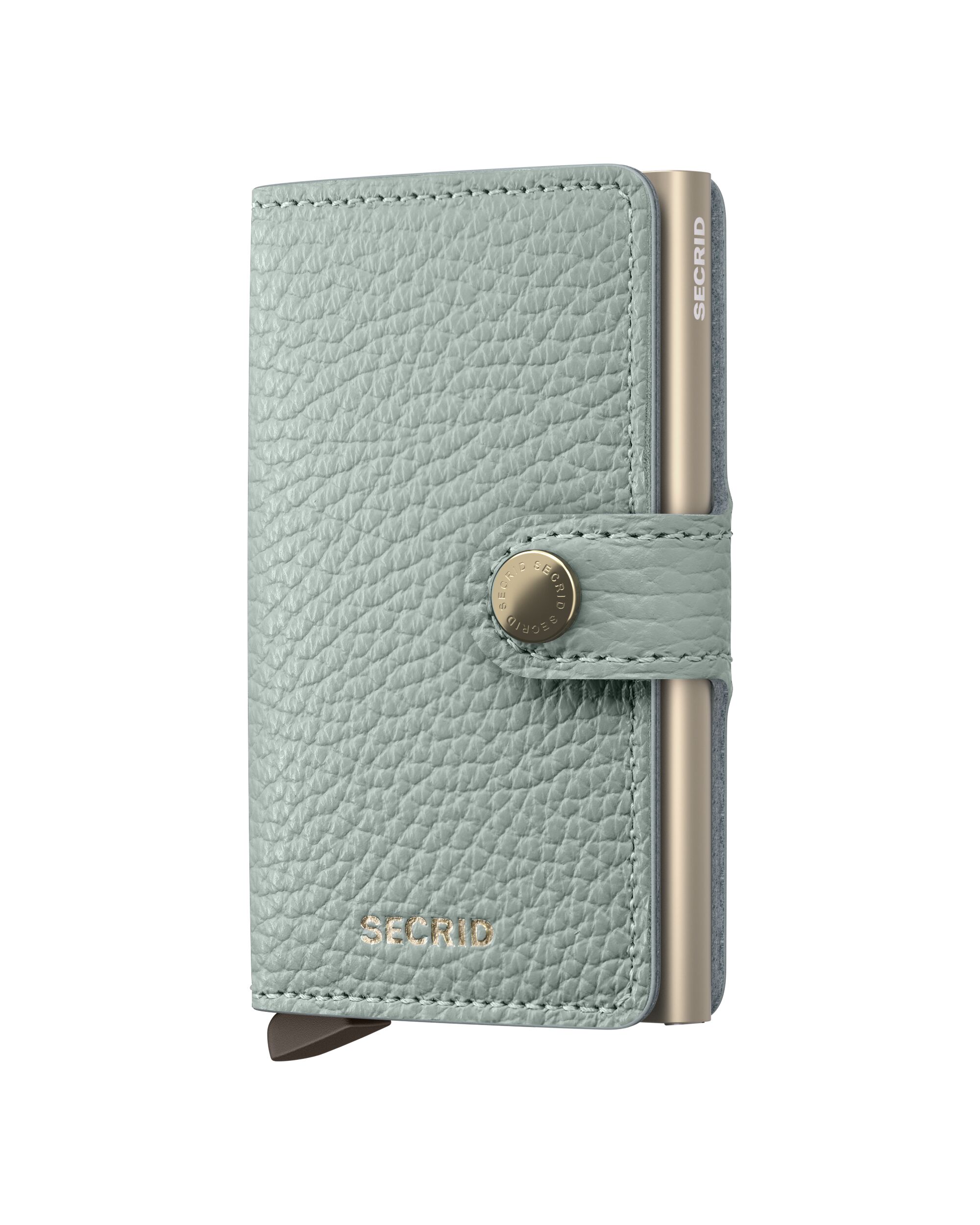 Secrid Miniwallet Pebble Sea Green – Vorderansicht