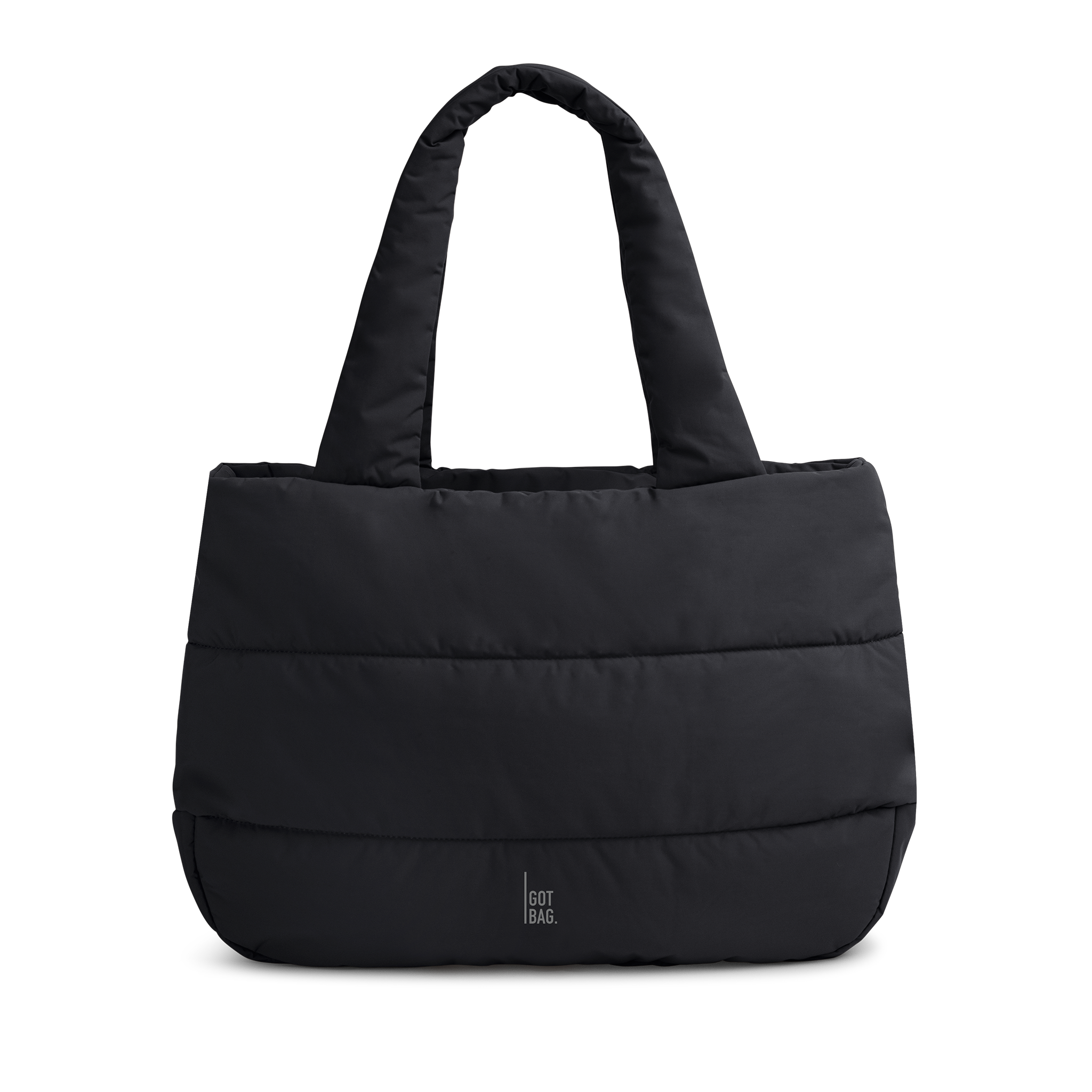 GOT BAG Puffer Horizon Tote Bag Black