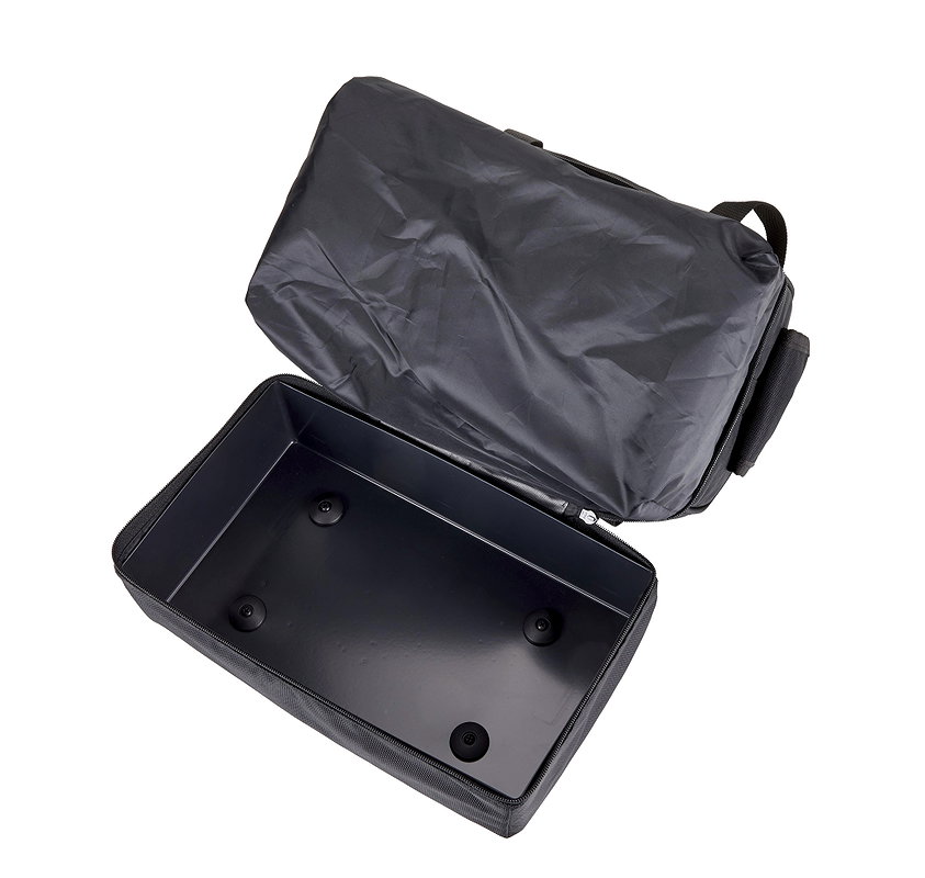 MATRIX Gepäckträgertasche UniKlip schwarz/silber
