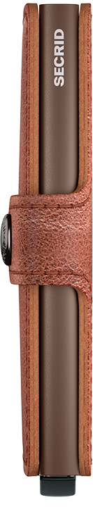 Secrid Miniwallet Vintage Cognac-Brown – Seitenansicht