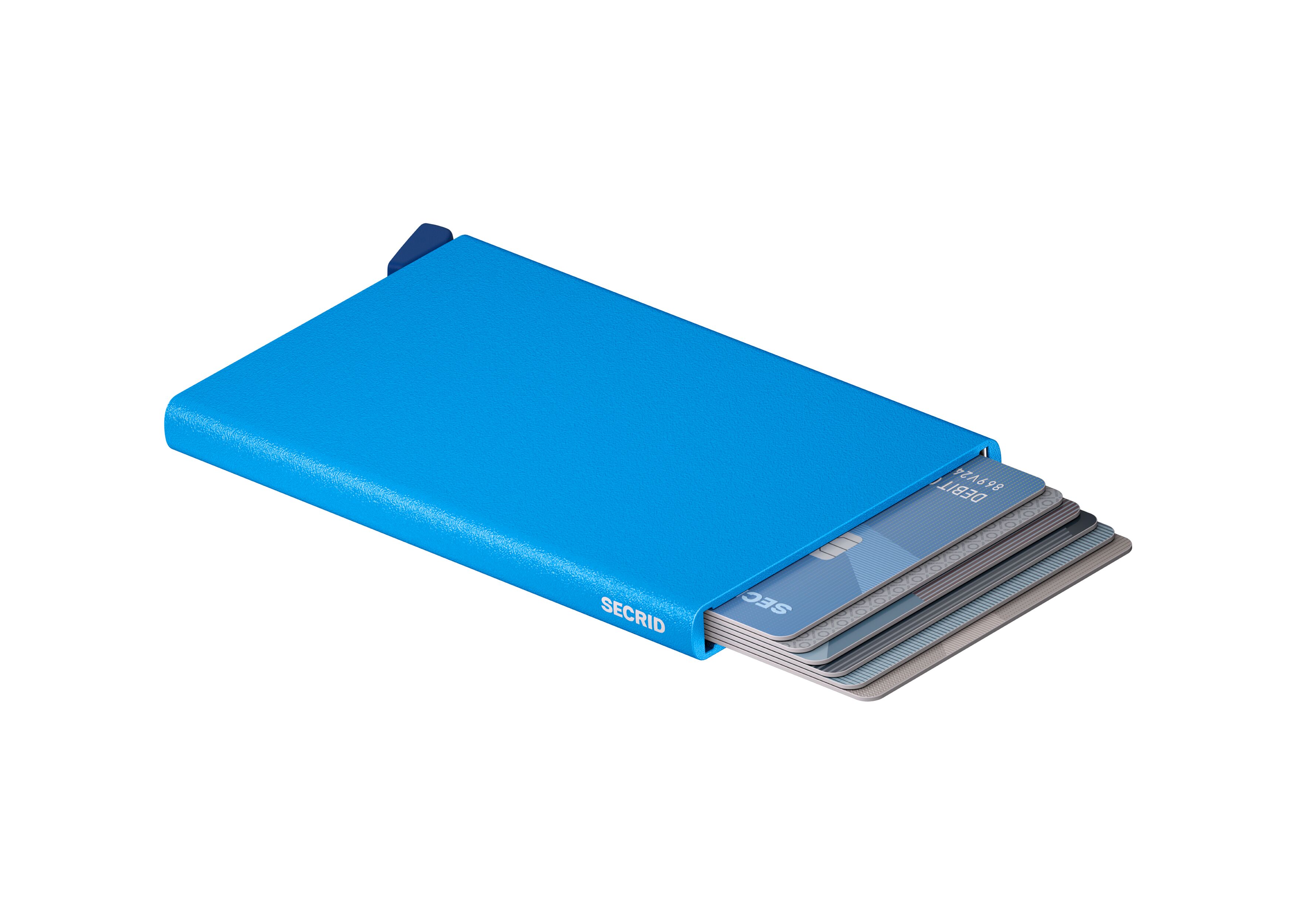 Secrid Cardprotector Powder Ultra Blue – geöffnet