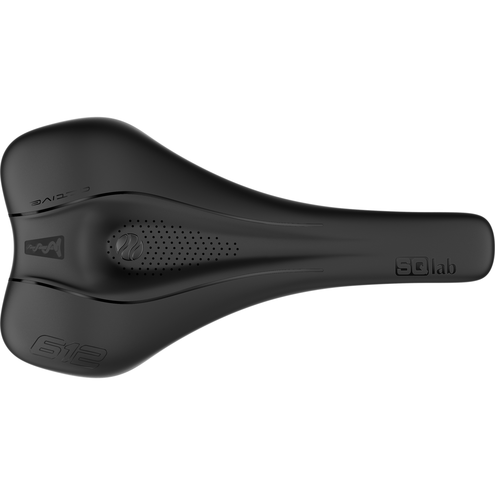 SQlab Sport Sattel 612 Ergowave Active 2.1 S-Tube – Ansicht von oben