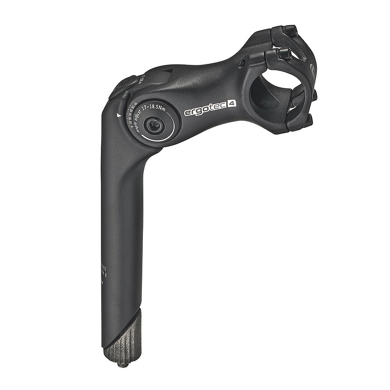 ergotec Vorbau Octopus 2 110 mm schwarz sand. 25,4 mm 25,4 mm 0- +60°