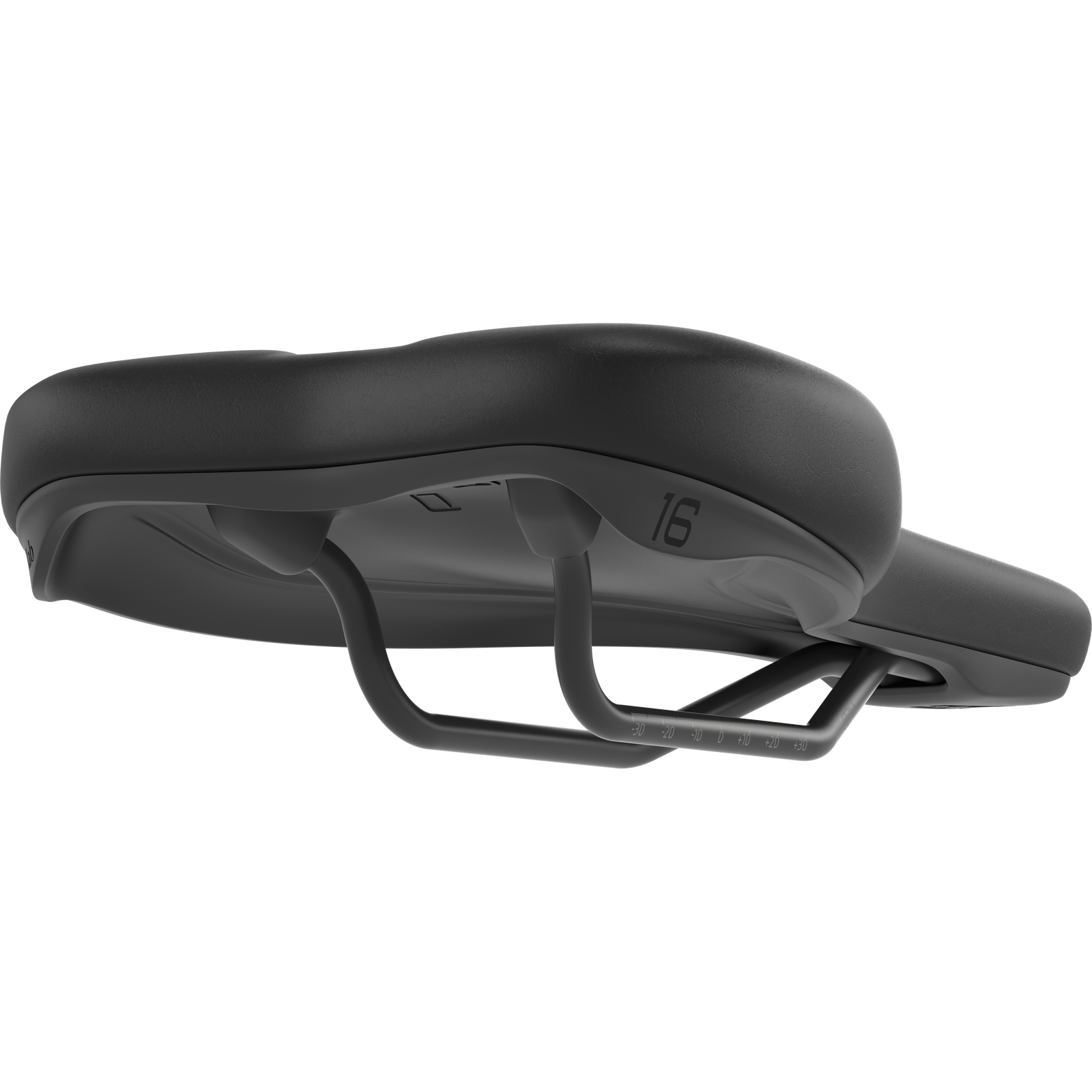 SQlab Trekking Sattel 601 Ergolux – Ansicht schräg hinten