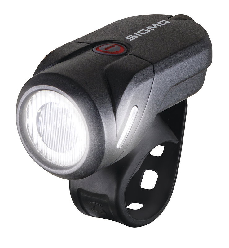 SIGMA LED Akkufrontleuchte Aura 35 USB schwarz