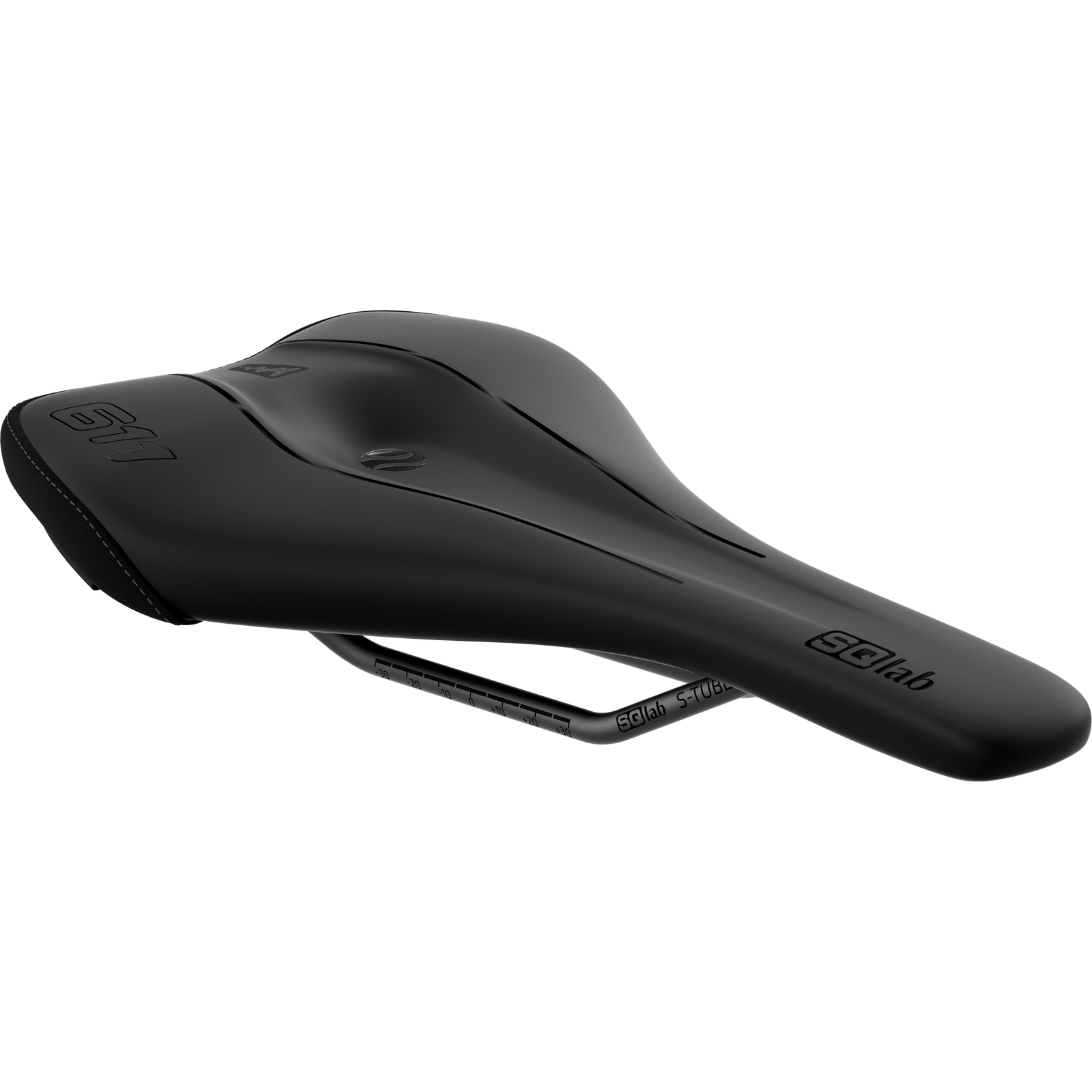 SQlab Sport Sattel 611 Ergowave Active 2.1 S-Tube – Seitenansicht schräg