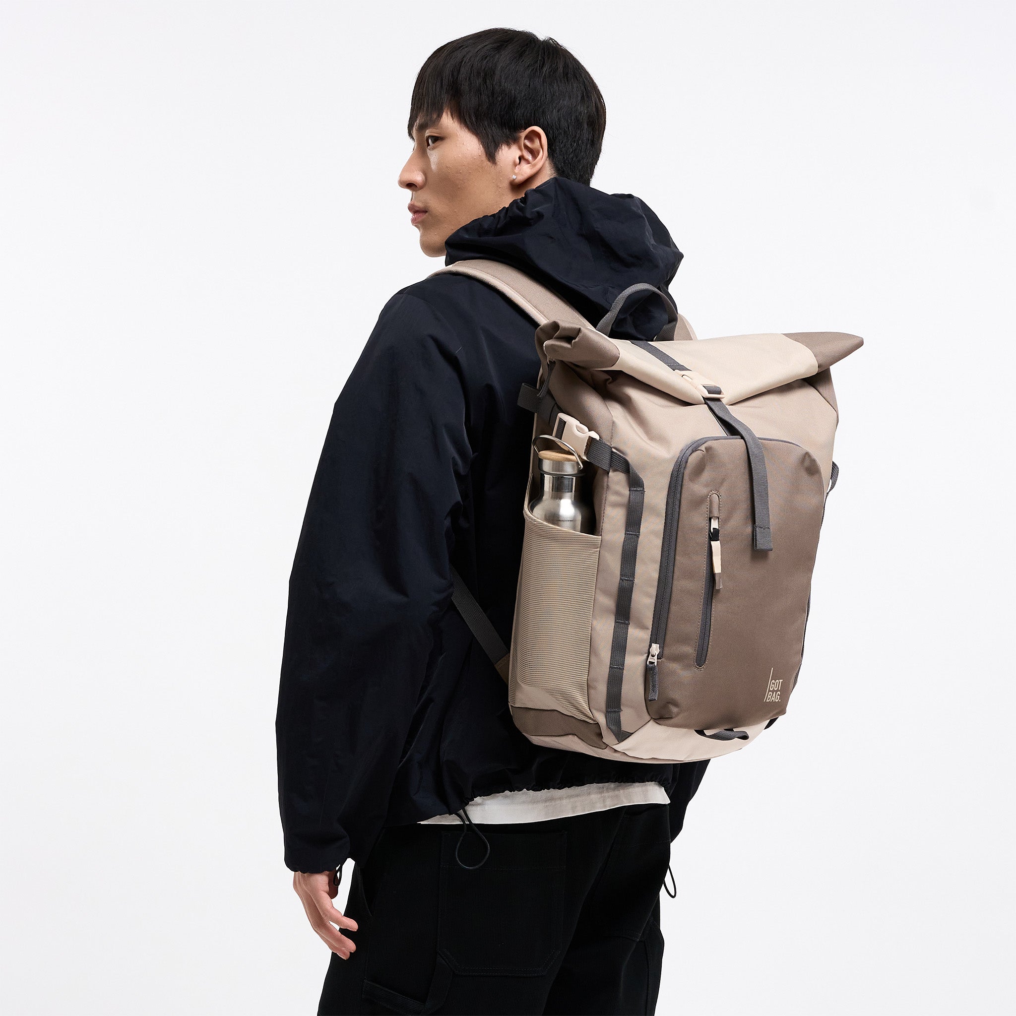 GOT BAG Rolltop Adventure Monochrome Oyster