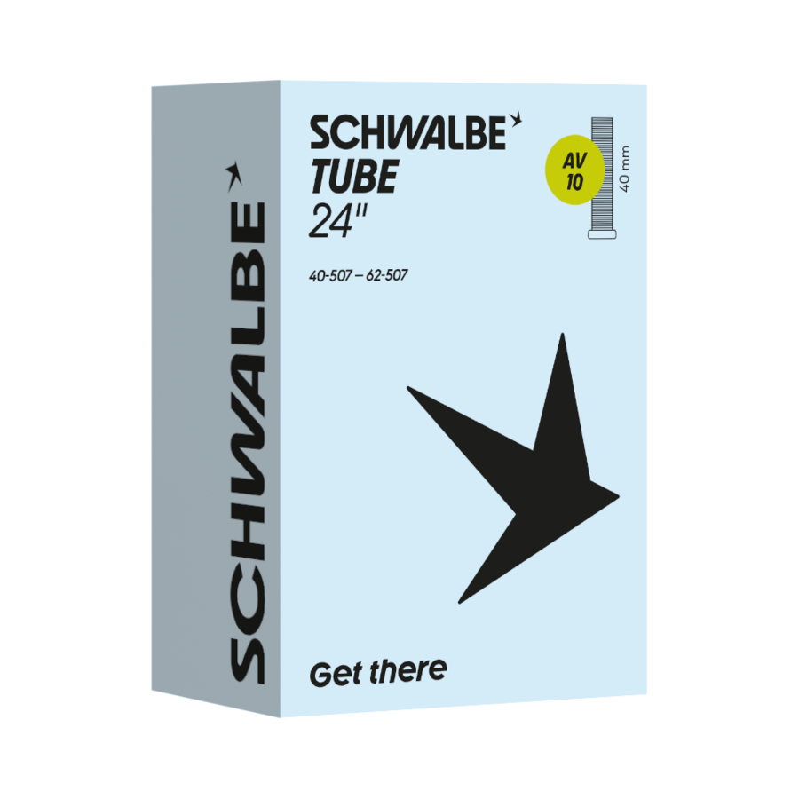 Schwalbe Fahrradschlauch AV Ventil Nr. 10 24" 40 mm 40/62-507