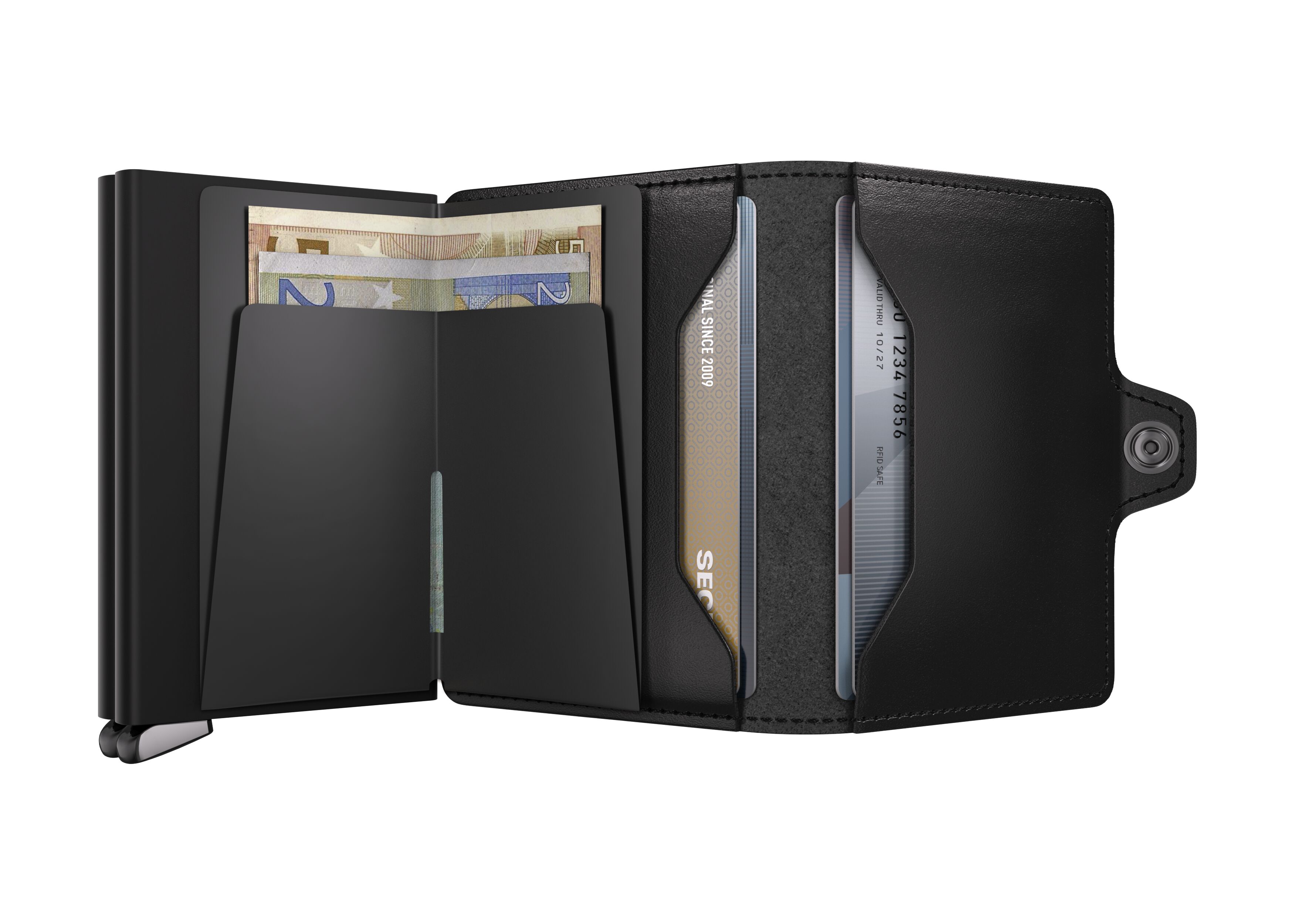 Secrid Twinwallet Dusk Black+ – geöffnet
