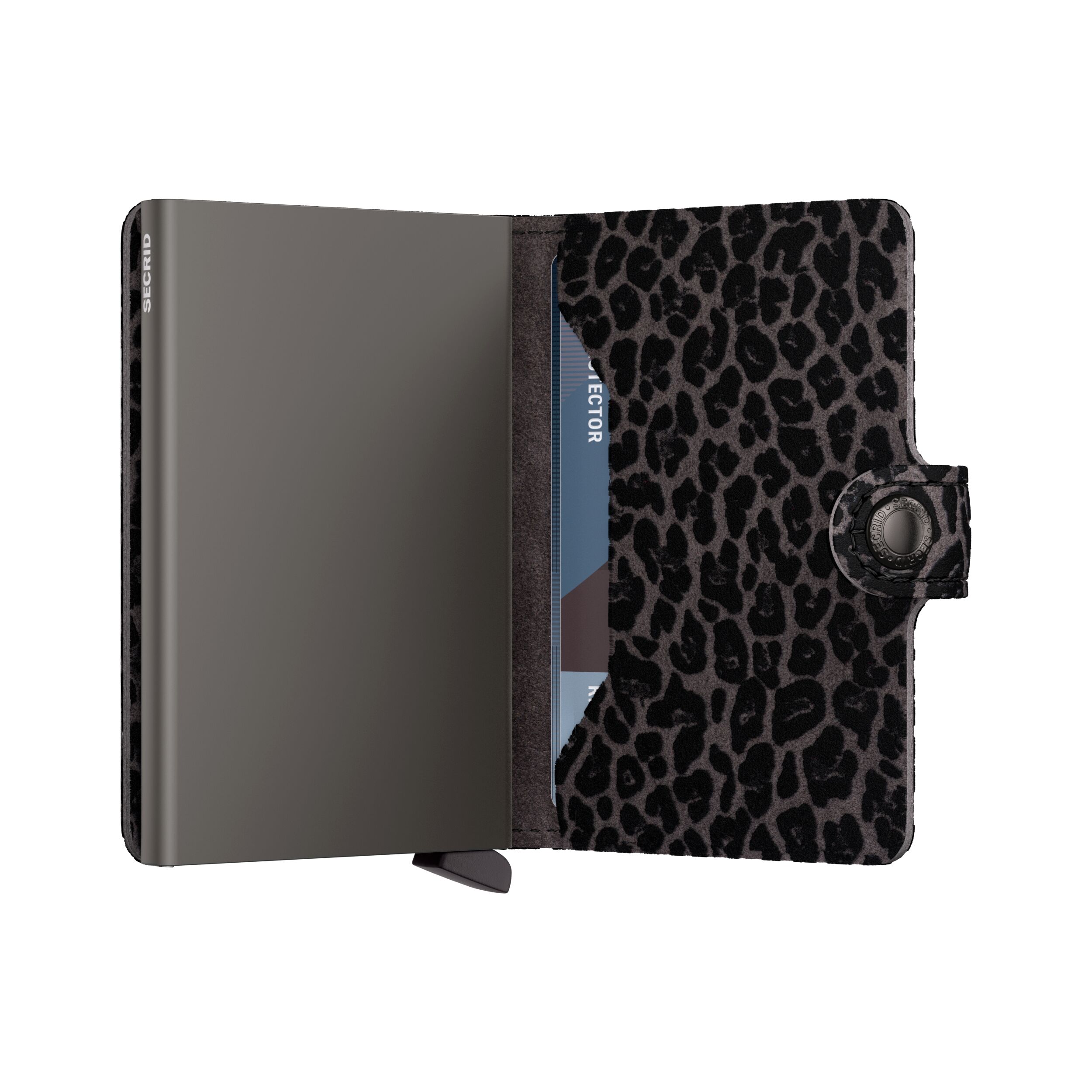 Secrid Miniwallet Leo Grey – Schrägansicht