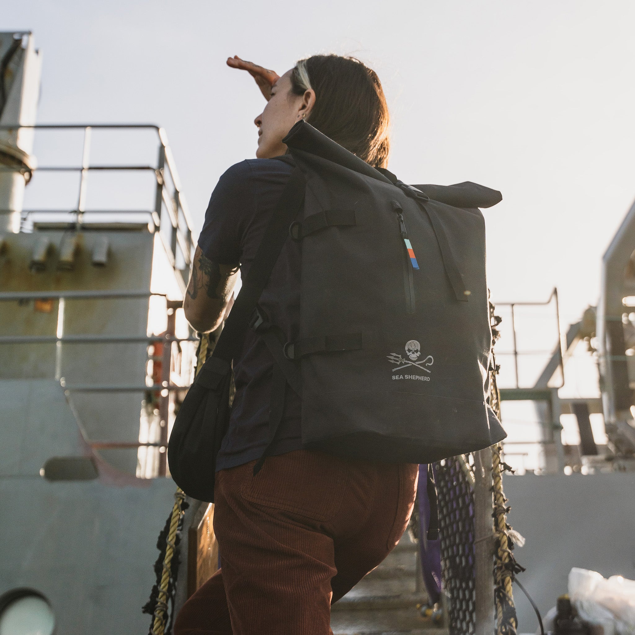 GOT BAG Rolltop 2.0 Sea Shepherd Black