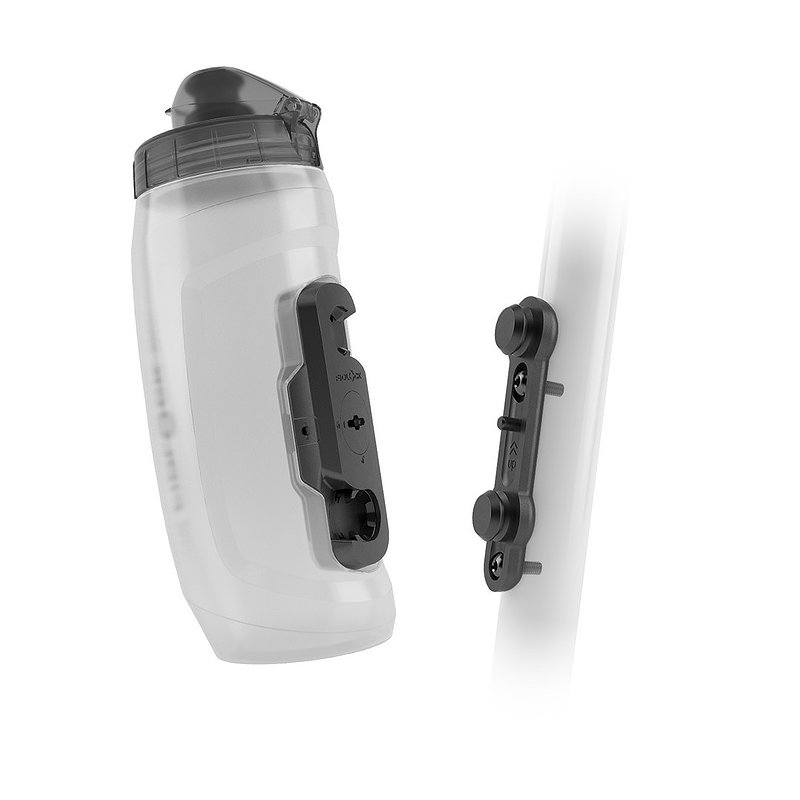 FIDLOCK Trinkflaschen Set TWIST inkl. bike base transparent weiß 0,59 L