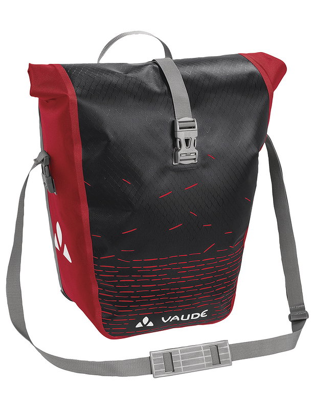 VAUDE HR-Tasche Aqua Back Print Single schwarz/rot
