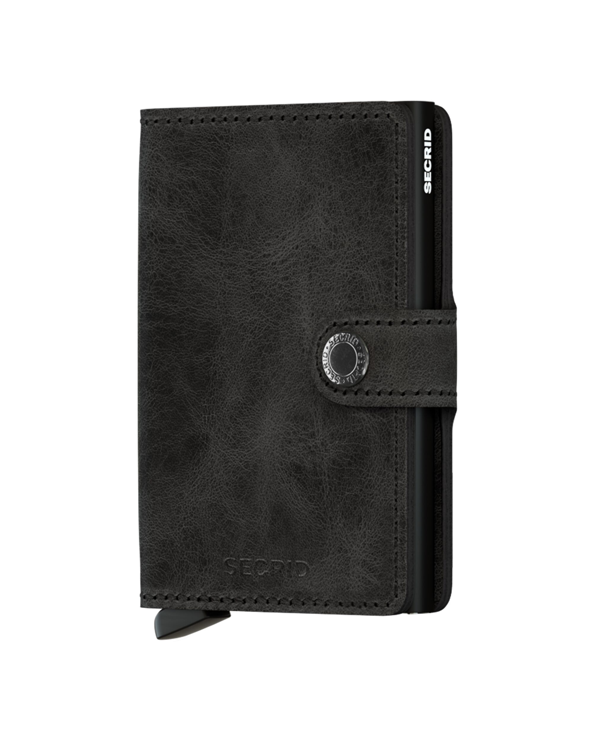 Secrid Miniwallet Vintage Black – Vorderansicht