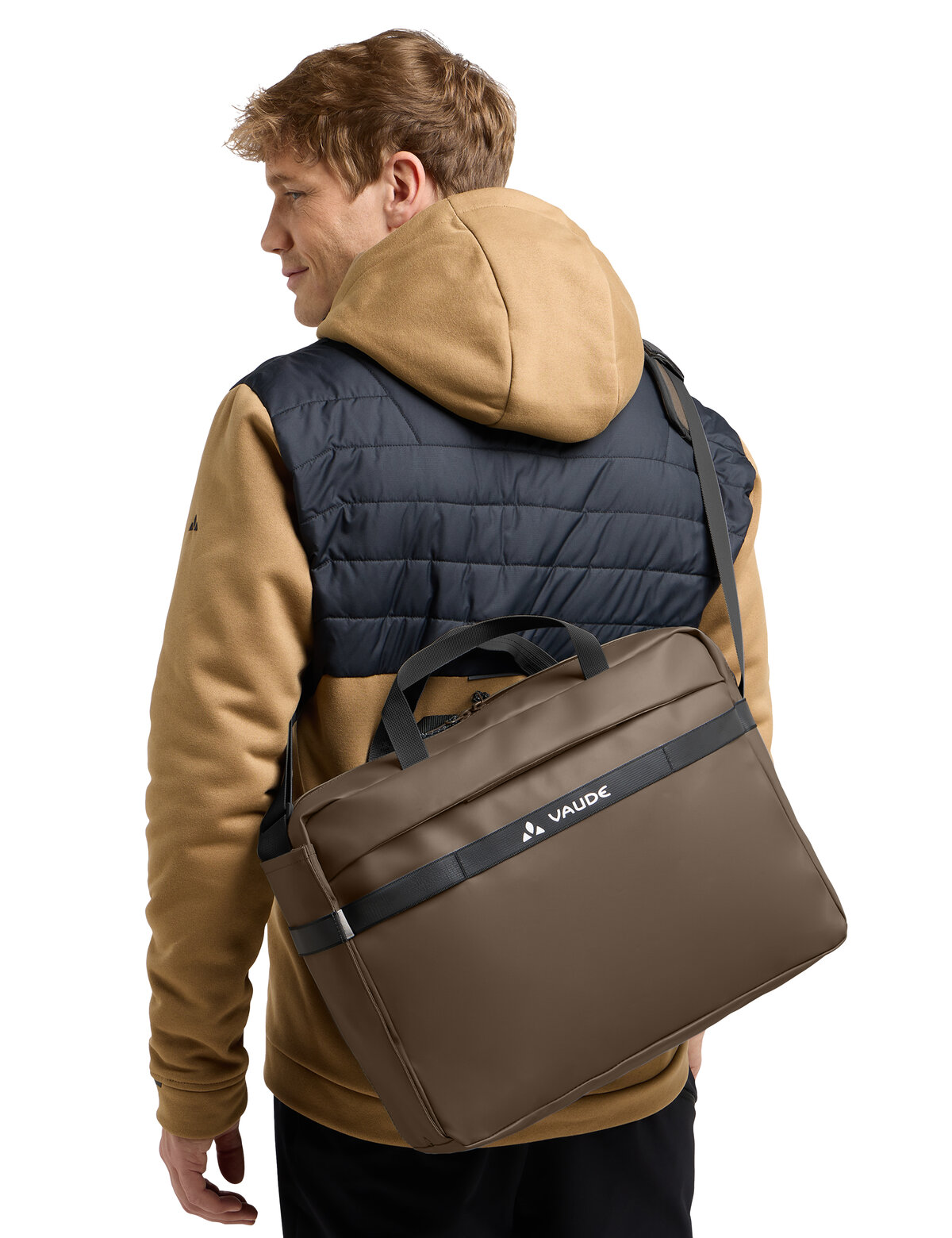 VAUDE Mineo Commuter Briefcase 17 deer brown – Detailansicht