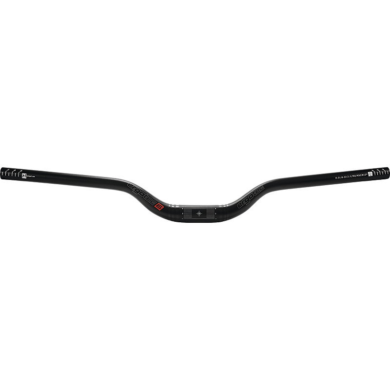 ergotec MTB Lenker Riser Bar 50 780 mm schwarz sand. 12°/5° 50 mm 31,8 mm