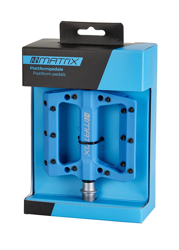 MATRIX Plattformpedal Composite PE76 blau EVP
