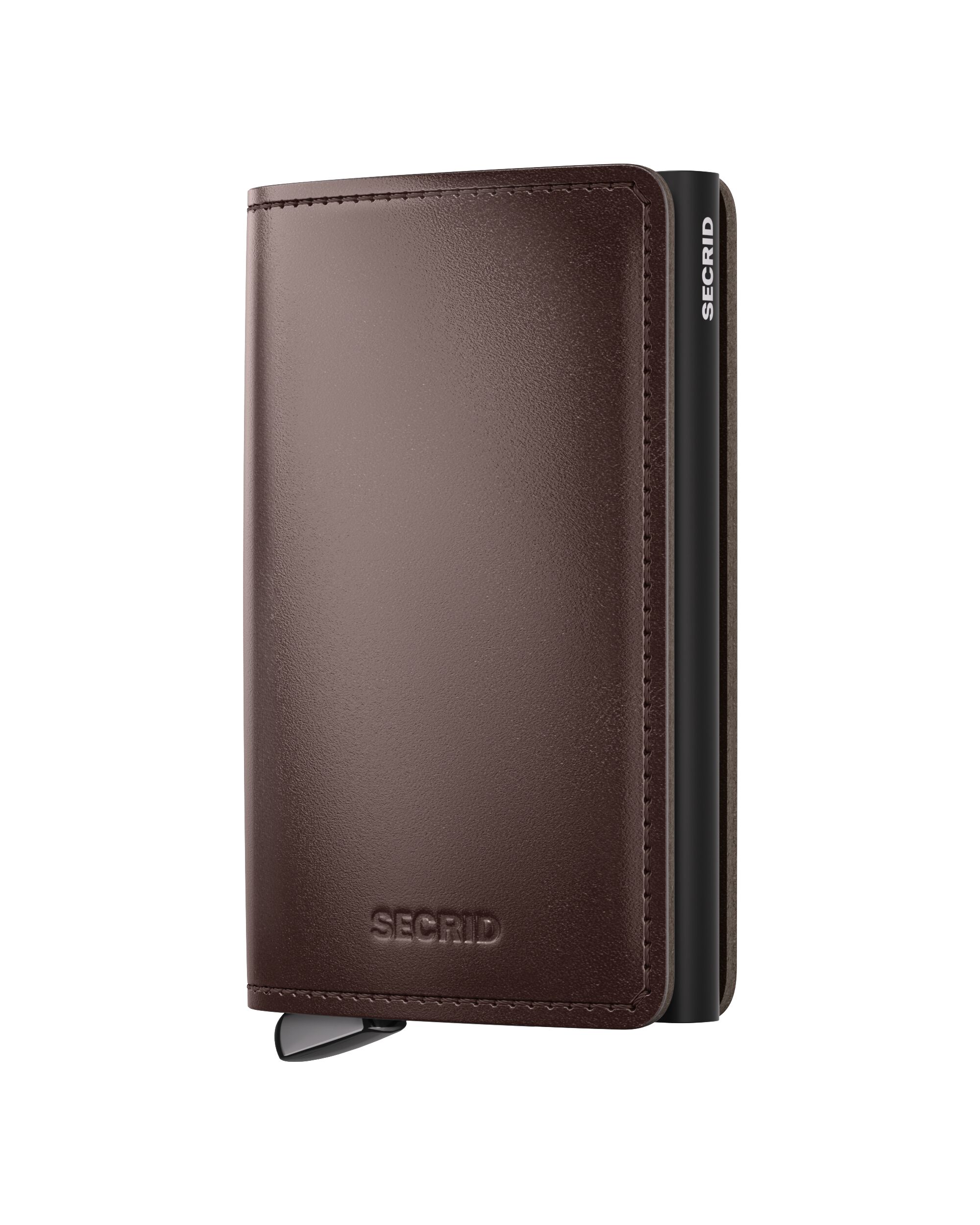 Secrid Slimwallet Dusk Dark Brown+ – Vorderansicht